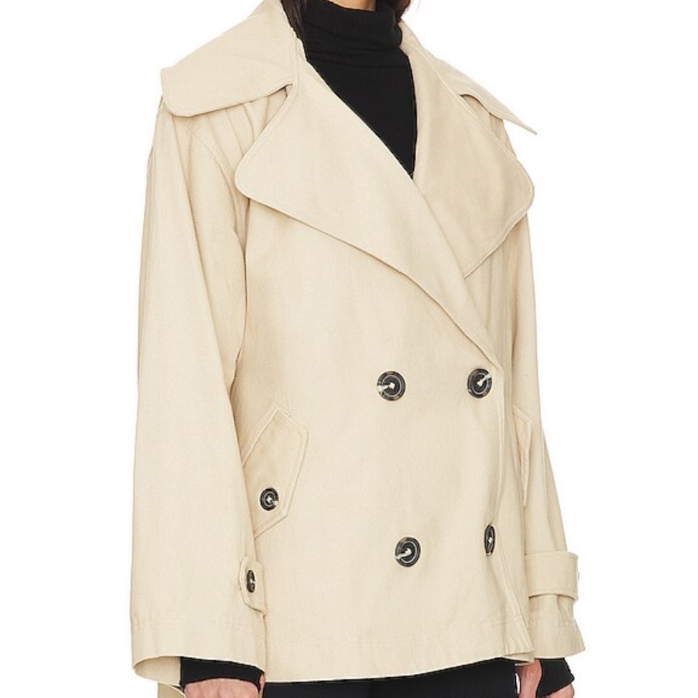 Highlands Peacoat In Tea Combo